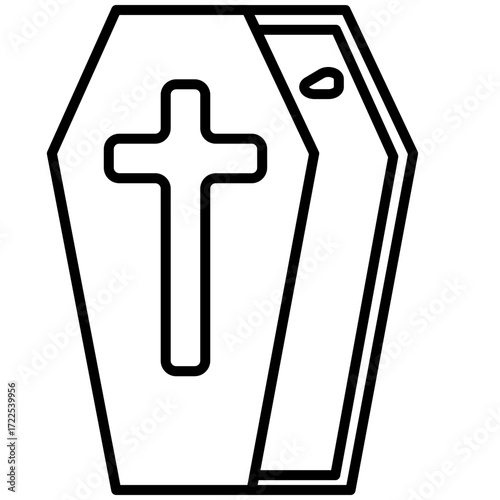 coffin outline