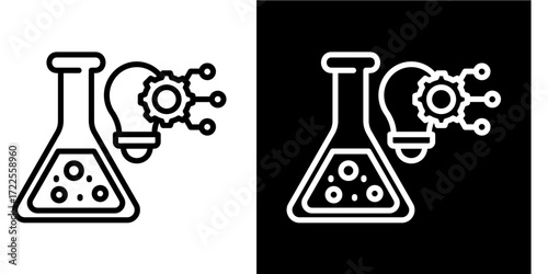 Future Lab  Icon Set White Style Collection