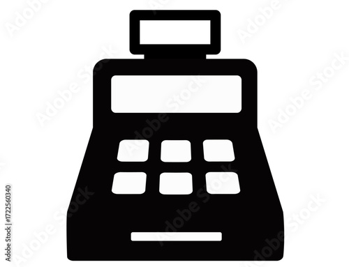 money icon 92 : Cash Register (Store Checkout), cash register, checkout, payment, money, finance, retail, store, transaction, sale, 