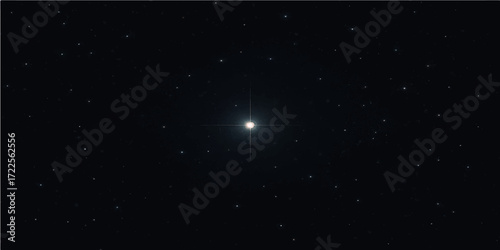 Bright stars and snowflakes fall through the dark night sky in a continuous cosmic loop
