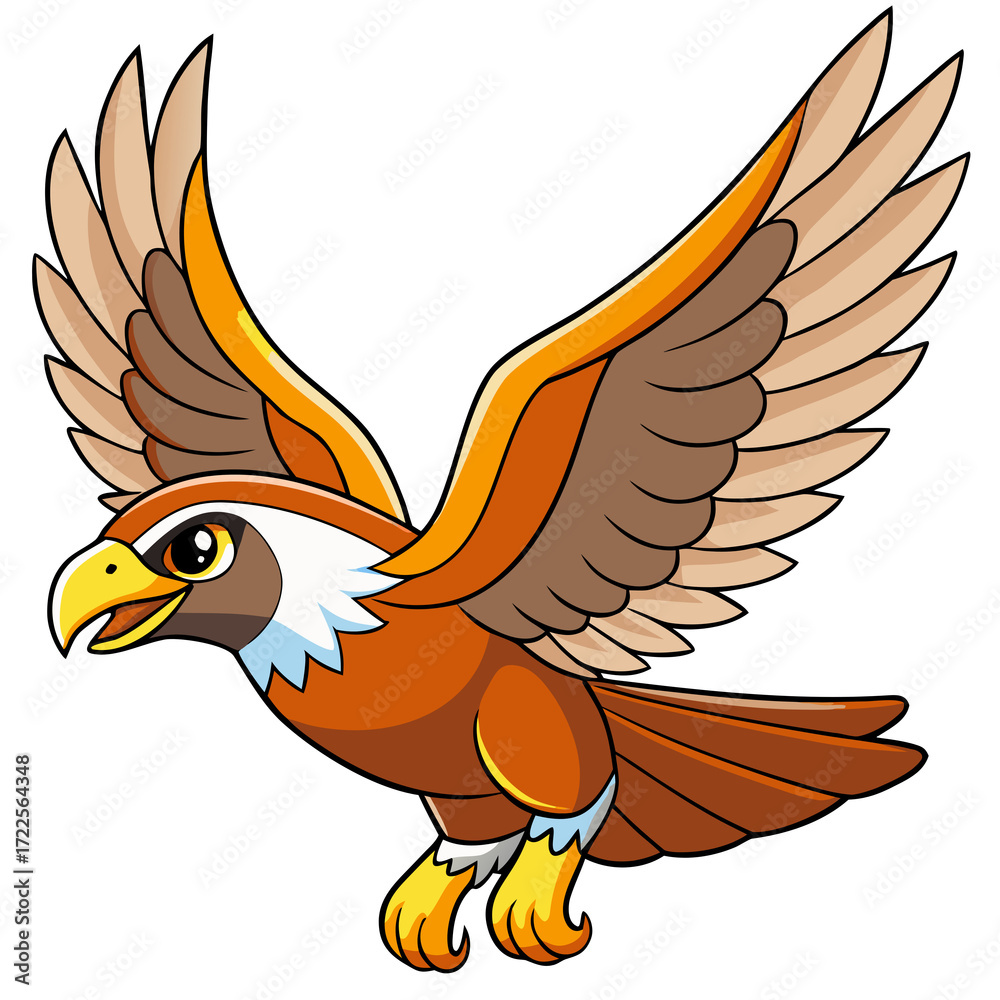 Obraz premium นกเหยี่ยว ผู้พิชิตเวหาผู้ทรงพลัง