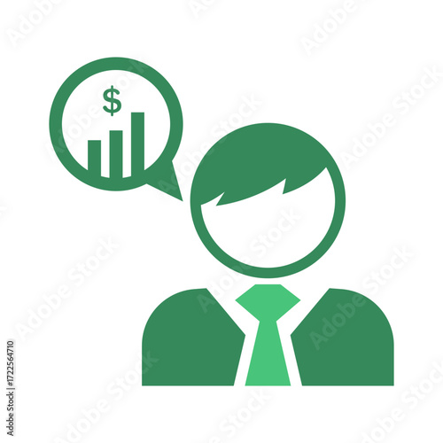 Accounting logo icon illustration