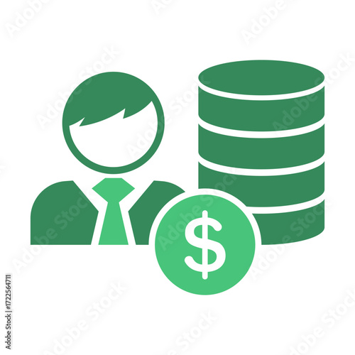 Accounting logo icon illustration
