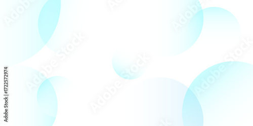 blue background with white circle rings. Blue gradient minimal vector background with circle difference shape. geometric website landing page or banner template modern style vector illustration.	
