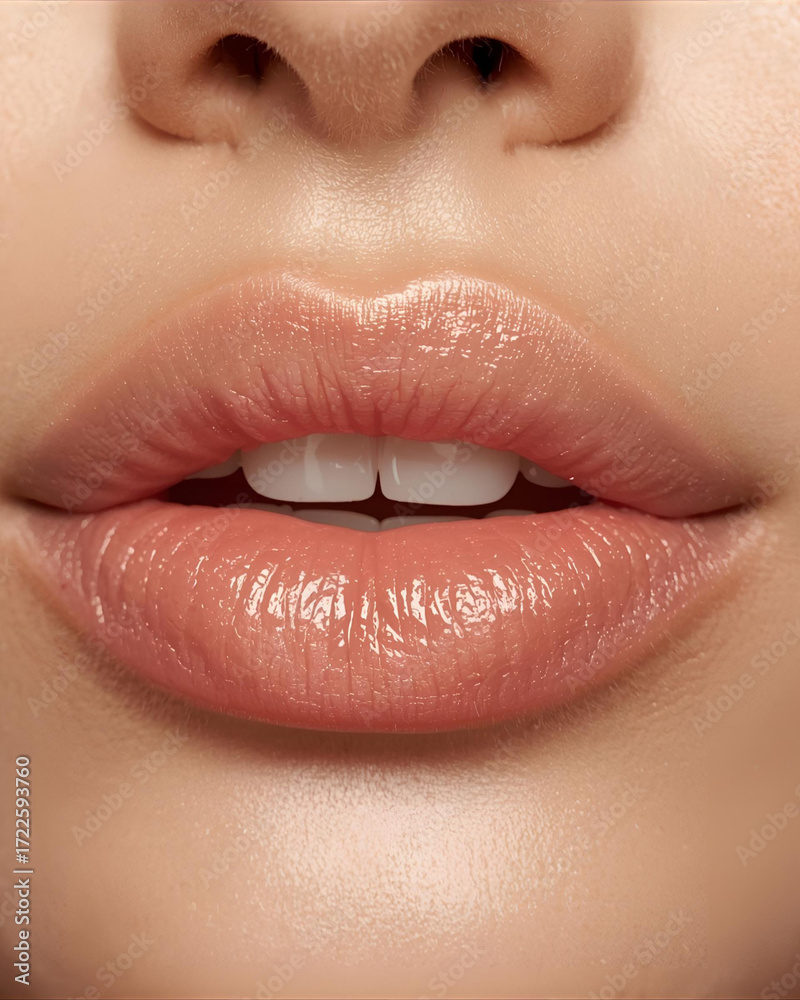 Fototapeta premium Oils of Nature, Lip Balm Butter, natural lip balm, moisturizing balm, hydrating lip balm, lip care, nourishing balm, organic lip balm, smooth lips, soft lips, lip moisturizer, beauty product, cosmetic