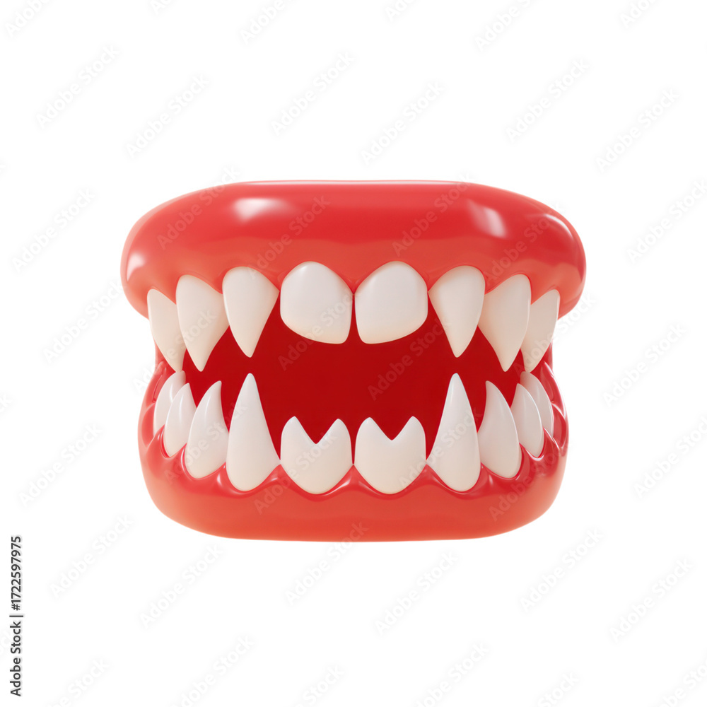 Obraz premium Vampire Teeth 3D.