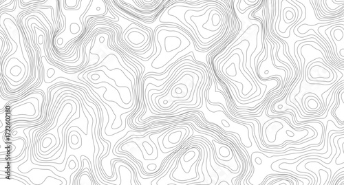 White topography topology vector white background, Modern design with White background with topographic wavy pattern design.Luxury black abstract line art,
