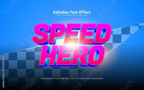 speed hero editable text effect