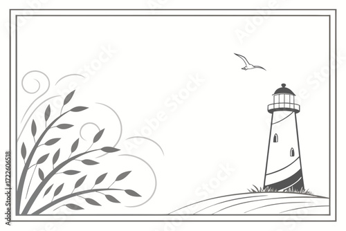 lighthouse on the island