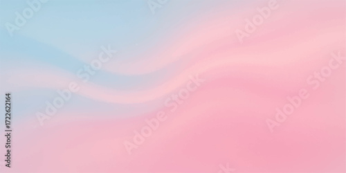 An abstract, colorful pink sky with soft clouds and blurred lines