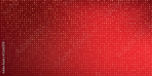 Red abstract diagonal geometric shape with halftone. Modern fiber textured simple