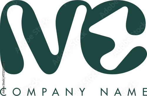 Creative Abstract Initial Letter MC Logo Design