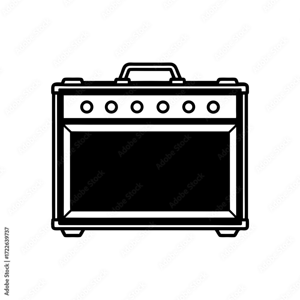 Fototapeta premium hybrid amp icon isolated on white