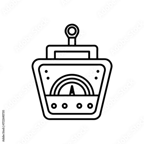 tuner matcher icon isolated on white