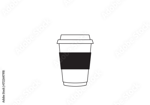 take away coffee icon sign vector