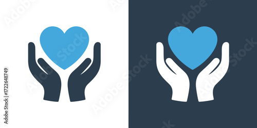Hands Holding Heart Icon