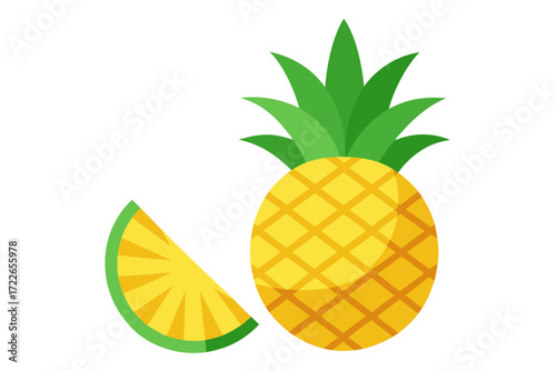 illustration of pineapple
