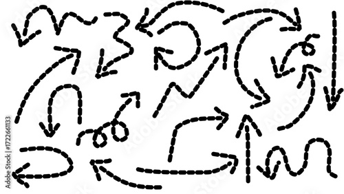 Arrow Direction sign symbol for moving illustration