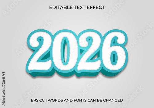 Editable Tosca 3D Text Effect, Bold 3D Typography Design for Promotional Banners