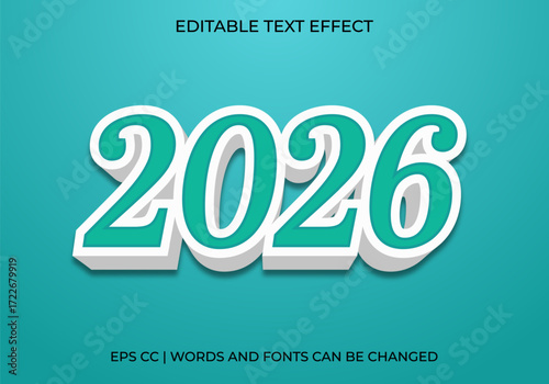 Editable Tosca 3D Text Effect, Bold 3D Typography Design for Promotional Banners