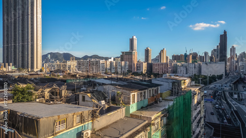 Sept 14 2025 New and Old Residential Buildings at Ma Tau Kok
