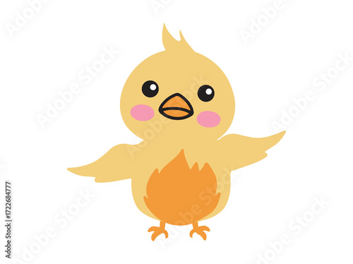 Baby Jungle Animals Background with Chicks
