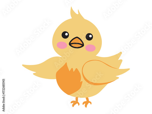 Baby Cute Chicks Cartoon Background
