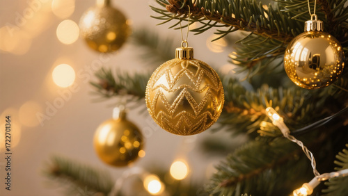 Christmas decoration on a tree