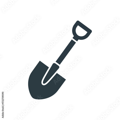 shovel isolated on white background