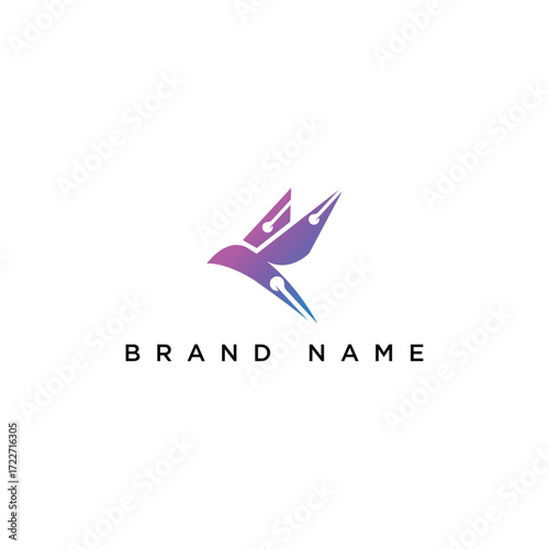 Modern logo design for technology, software technology, scientific, application, especially in industry,  business and company.