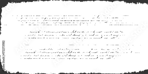 Newspaper distressed overlay texture. damaged newspaper texture. Overlapping Cutouts for DIY Zine Covers. Torn paper textured collage grid background. Textured old newspaper background. Black, white