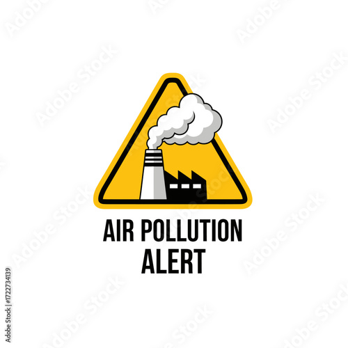 pollution air warning smog smoke toxic environment dirty mask 