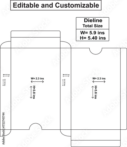 Dieline template, box template design,diecute design, medichine package design