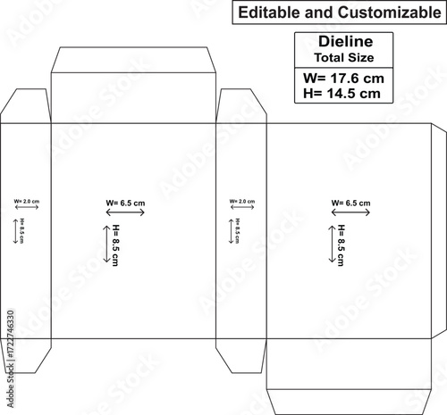 Dieline template, box template design,diecute design, medichine package design