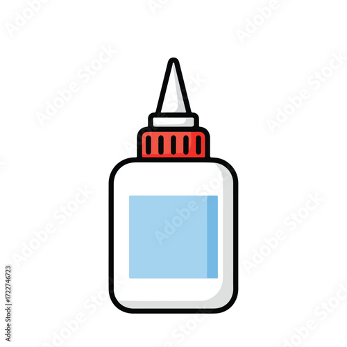 Bottle of craft glue suitable for diy projects, school supplies, art projects, creative activities, scrapbooking, and crafting enthusiasts.