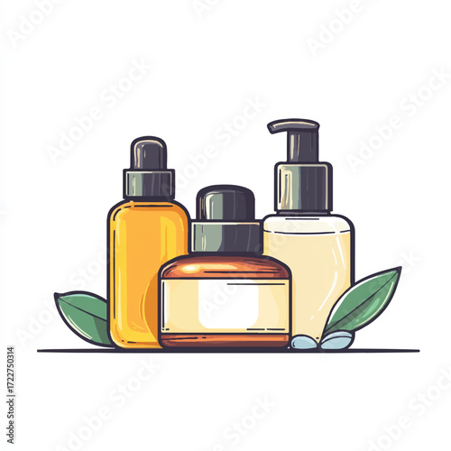  Cosmetic Bottles with Natural Elements for Skincare