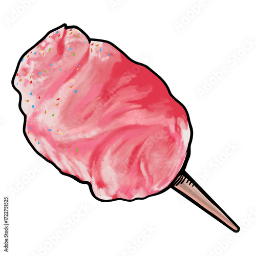 pink cotton candy