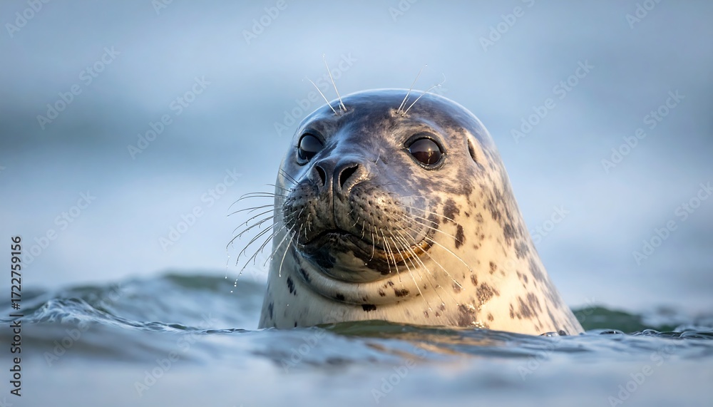 Fototapeta premium Seal's head above water