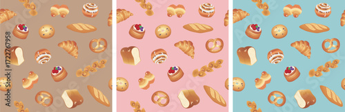 いろいろなパンのパターン