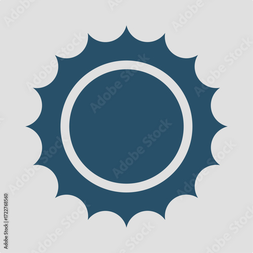 Sun symbol artwork trendy useful vector Illustration design good colorful background