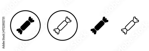 Candy icon logo design. candy sign and symbol.