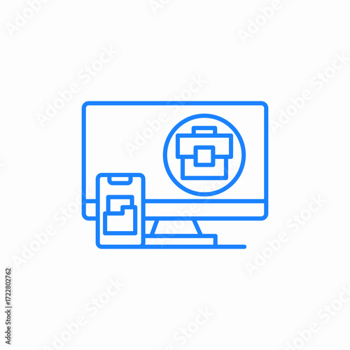 computer health mobile sync.jpg icon sign vector