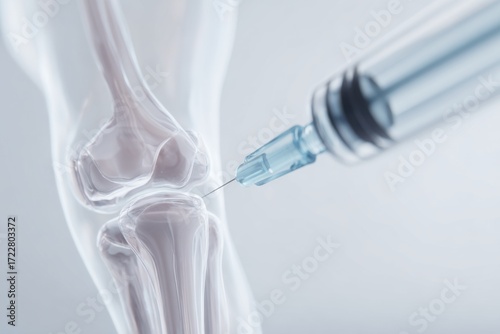 Stem Cell Therapy Knee Illustration