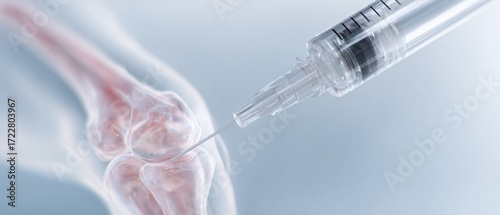 Stem Cell Therapy Knee Illustration