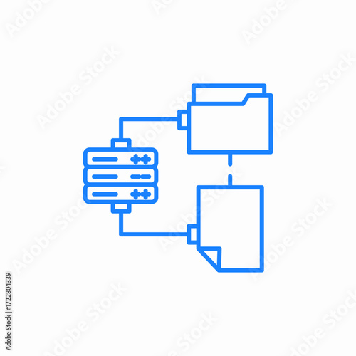 data transfer connection icon sign vector