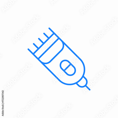 electric hair clipper icon sign vector