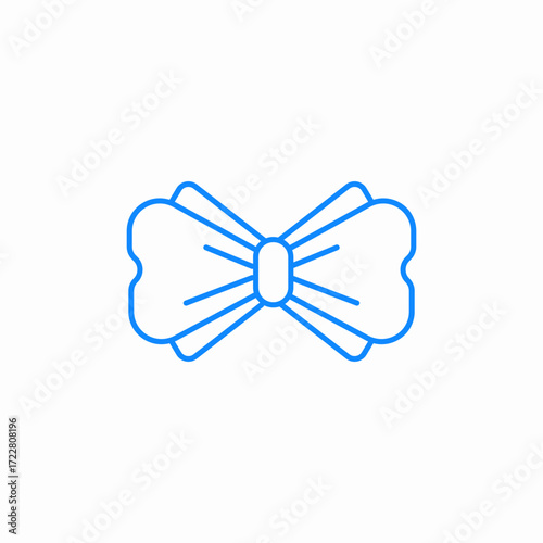 fancy bow tie icon sign vector
