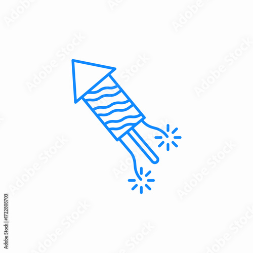 firework celebration blast icon sign vector