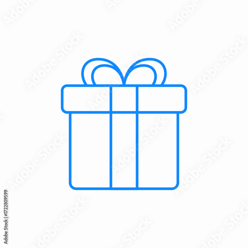 gif box present icon sign vector