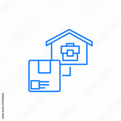 home health delivery icon sign vector